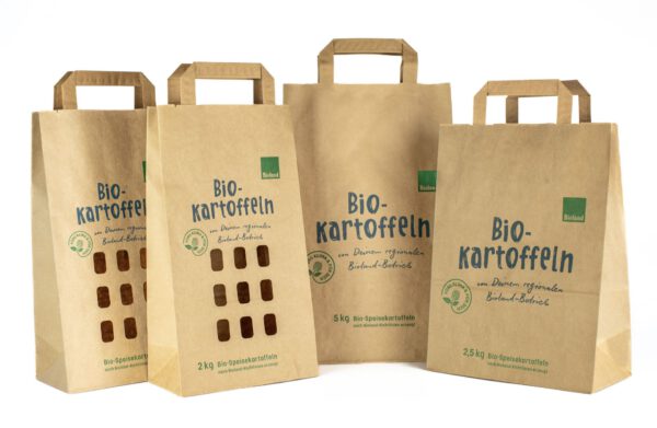 Tragetaschen Papier für 2,5 kg Kartoffeln – Bild 3