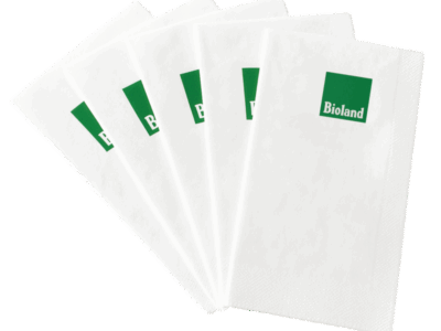 Bioland-Servietten weiß