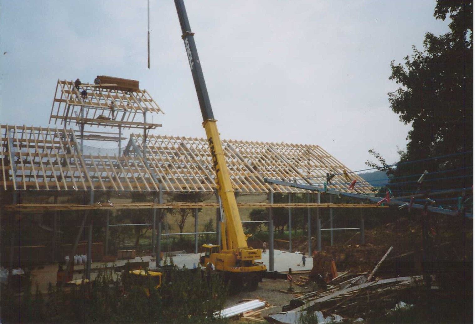 1995 – Bau der zweiten Lagerhalle